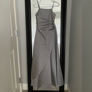grey bridesmaid dresses
